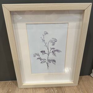 Threshold x Studio McGee Wild Blossom Framed Sketch Art